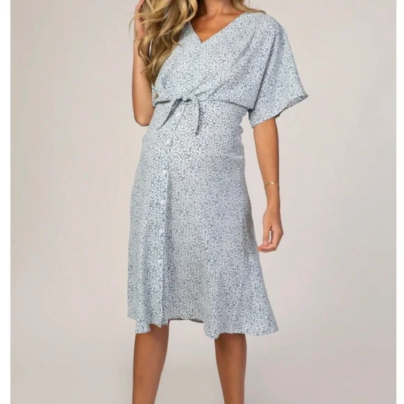 Pinkblush | Dresses | Blue Printed Vneck Drop Shoulder Maternity Dress | Poshmark Pinkblush | Dresses | Blue Printed Vneck Drop Shoulder Maternity Dress | Poshmark